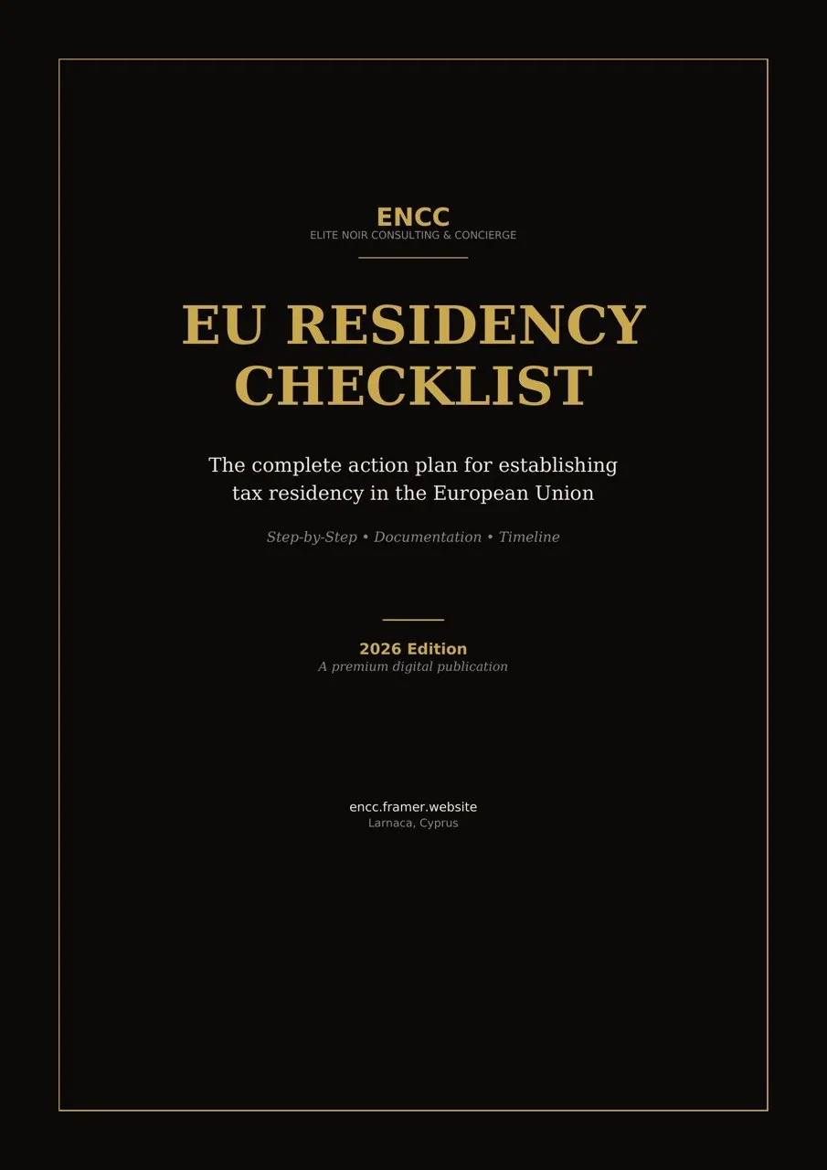 EU Residency Checklist cover